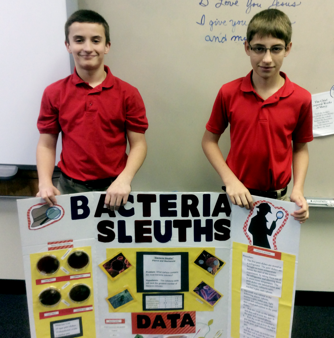 Science Fair Winners! St. John the Baptist Catholic School