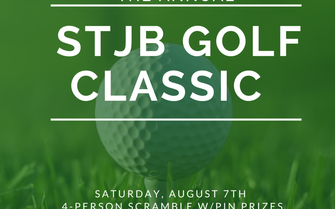 Register for StJB Golf Classic by August 3rd