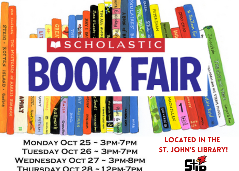 Scholastic Book Fair Starts Monday, Oct. 25