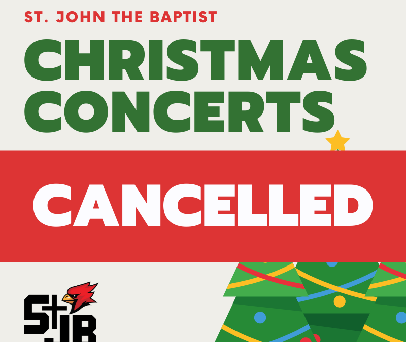 Christmas Concerts Cancelled