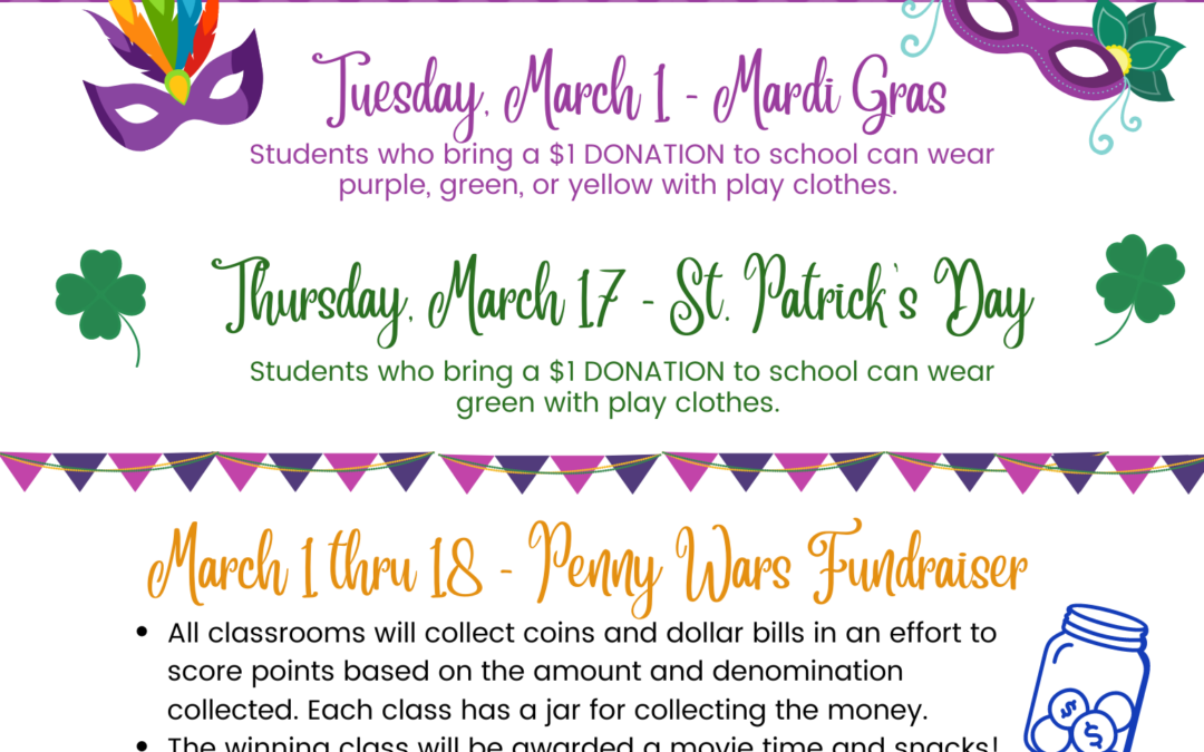 Lenten Service Project Kicks Off March 1