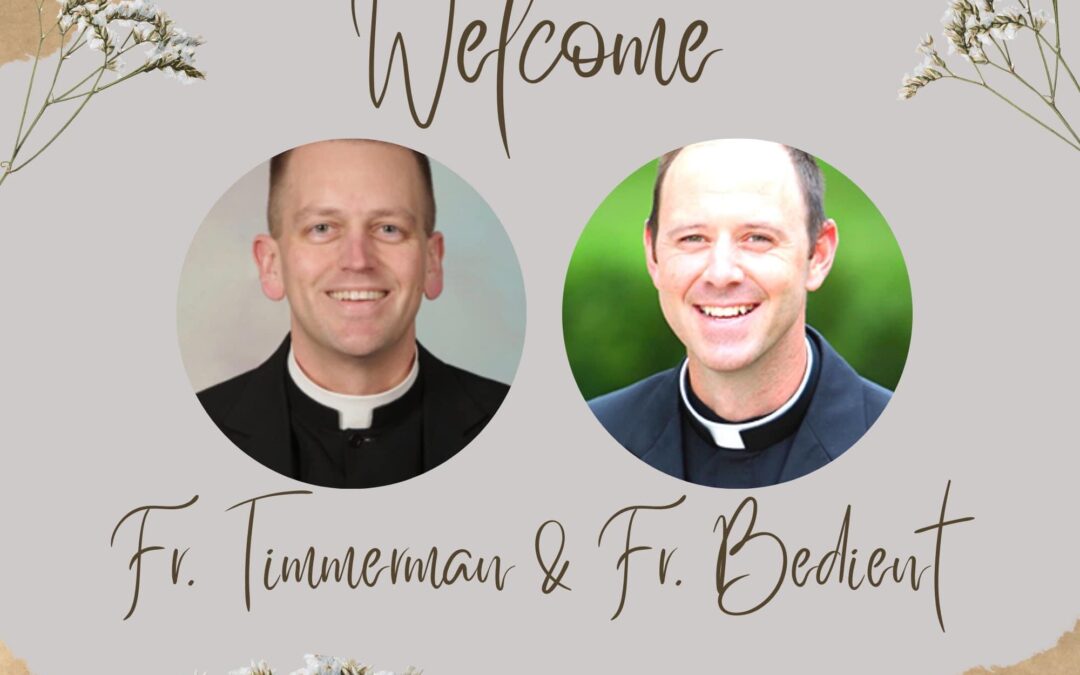 StJB Welcomes New Priests