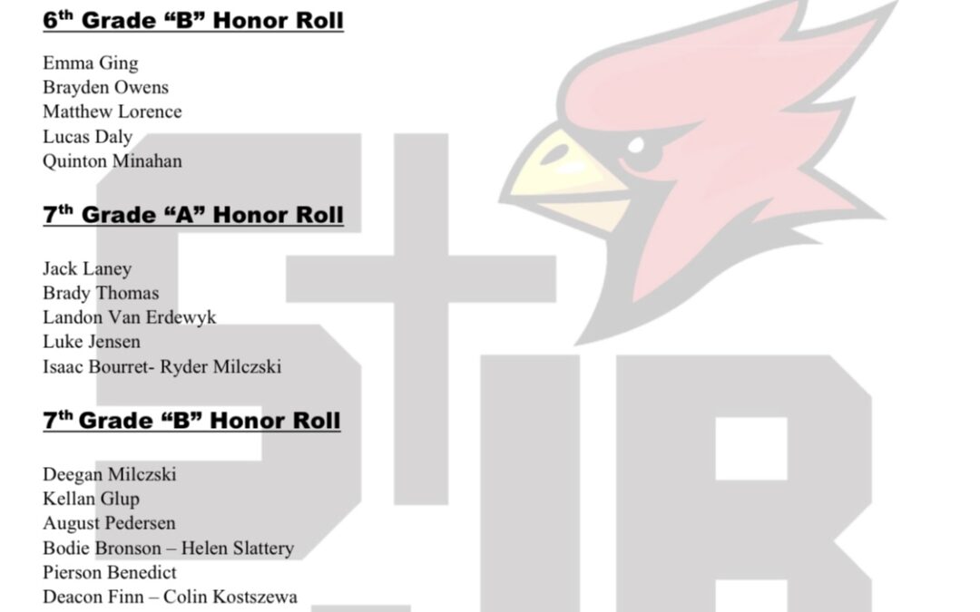 3rd Quarter Honor Roll Announced