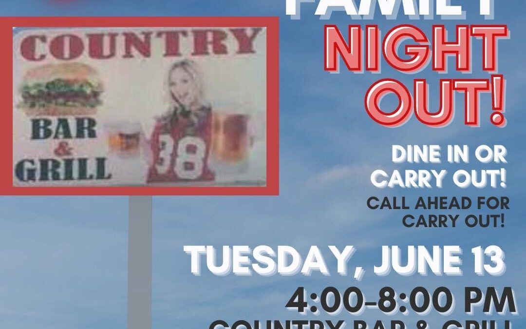 STJB Friends and Family Night Out – June 13th