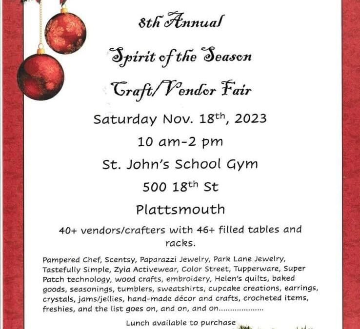 Shop the Craft and Vendor Fair at STJB!