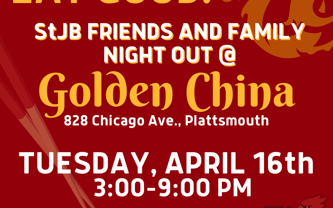 Friends & Family Night Out – Tues., April 16
