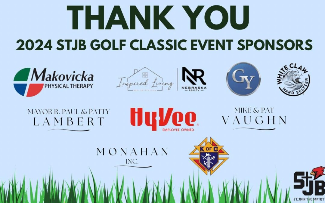 Thank You 2024 StJB Golf Classic Sponsors