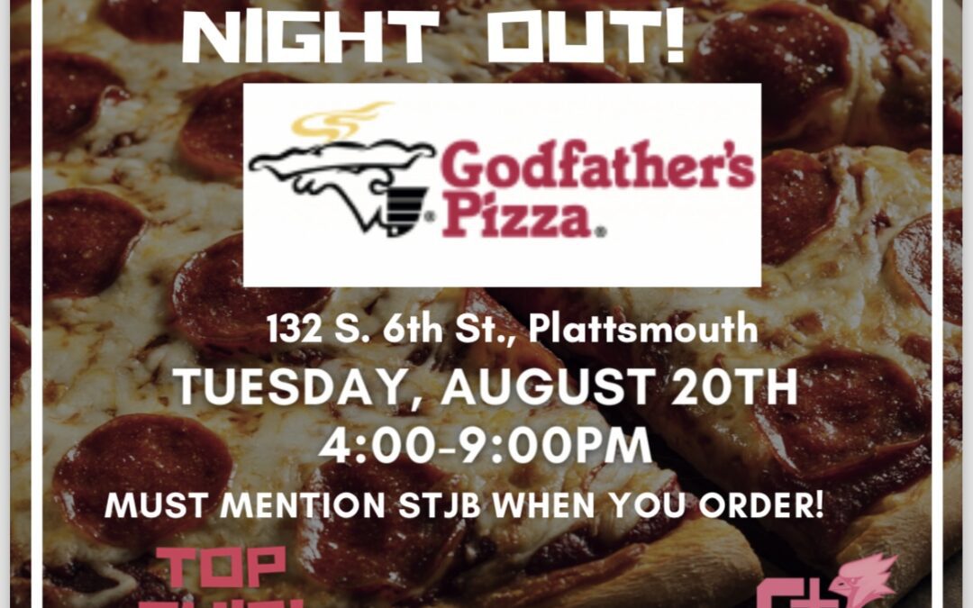 Night Out at Godfather’s to Support StJB – August 20th